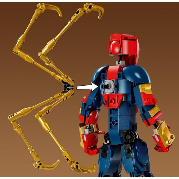 LEGO Super Heroes Marvel 76298 - Rakennettava Iron Spider-Man ‑hahmo