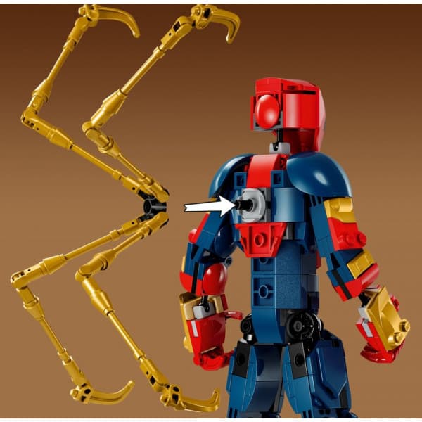 LEGO Super Heroes Marvel 76298 - Rakennettava Iron Spider-Man ‑hahmo