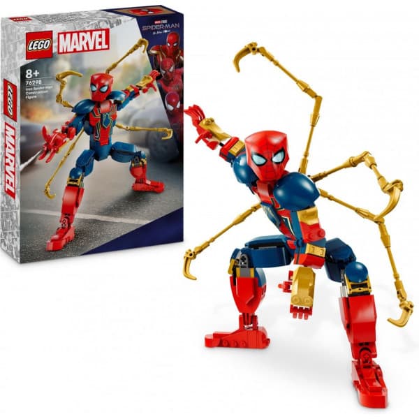 LEGO Super Heroes Marvel 76298 - Rakennettava Iron Spider-Man ‑hahmo