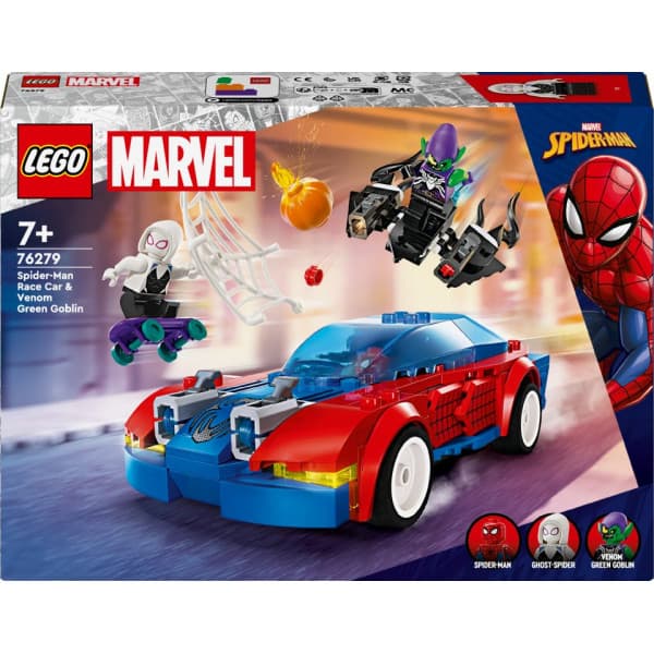 LEGO Marvel Spider-Mans racerbil & Venom Green Goblin 76279