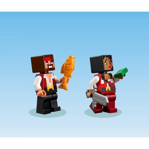 LEGO Minecraft Piratskeppsresan Lekset med båt 21259