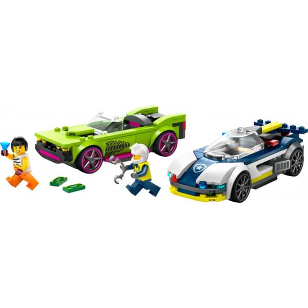 LEGO City Jakt med polisbil och muskelbil Set 60415