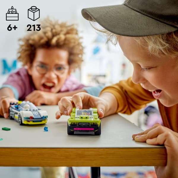 LEGO City Jakt med polisbil och muskelbil Set 60415