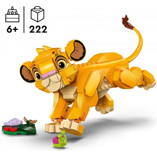 LEGO Disney Lejonungen Simba Rolig presentidé 43243