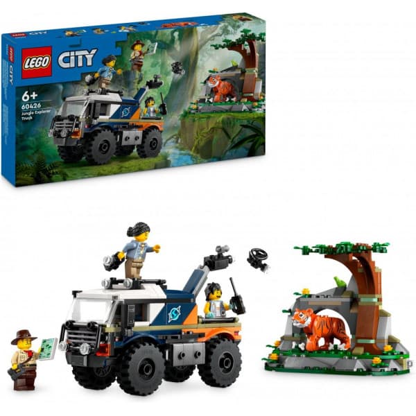 LEGO City Exploration 60426 - Viidakkotutkijan maastoauto