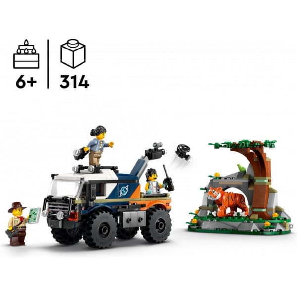 LEGO City Exploration 60426 - Viidakkotutkijan maastoauto