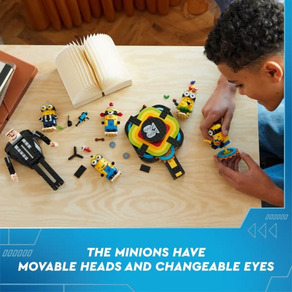 LEGO Minions 75582 - Palikoista rakennettavat Gru ja kätyrit