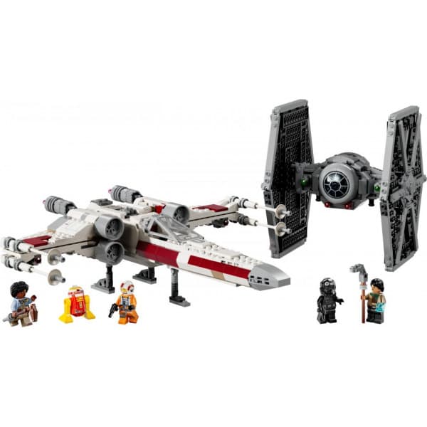 LEGO Star Wars 75393 - TIE-hävittäjä ja X-Wing – yhdistelmämalli