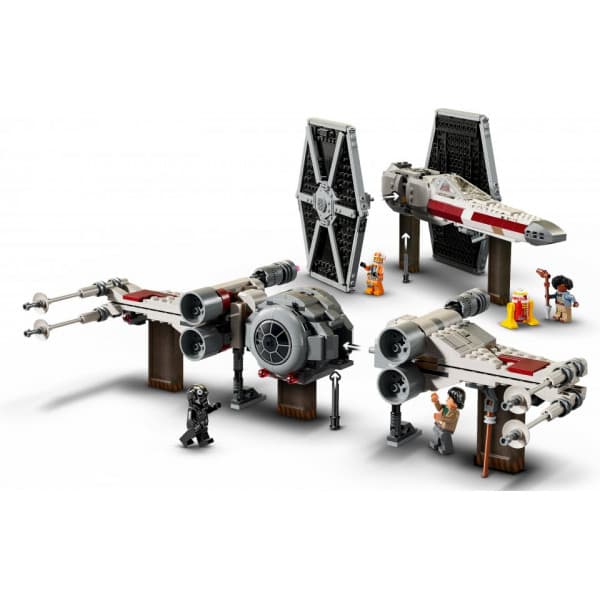 LEGO Star Wars 75393 - TIE-hävittäjä ja X-Wing – yhdistelmämalli