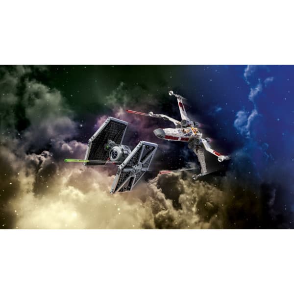 LEGO Star Wars 75393 - TIE-hävittäjä ja X-Wing – yhdistelmämalli
