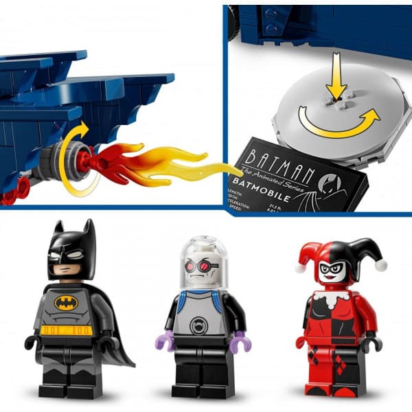 LEGO DC Batman™: Batman med Batmobile™ mot Harley Quinn™ och Mr. Freeze™ 76274