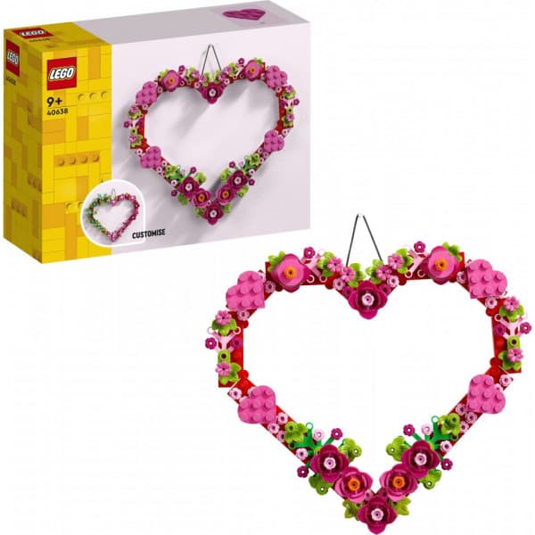 LEGO Hjärtdekoration Heminredning 40638