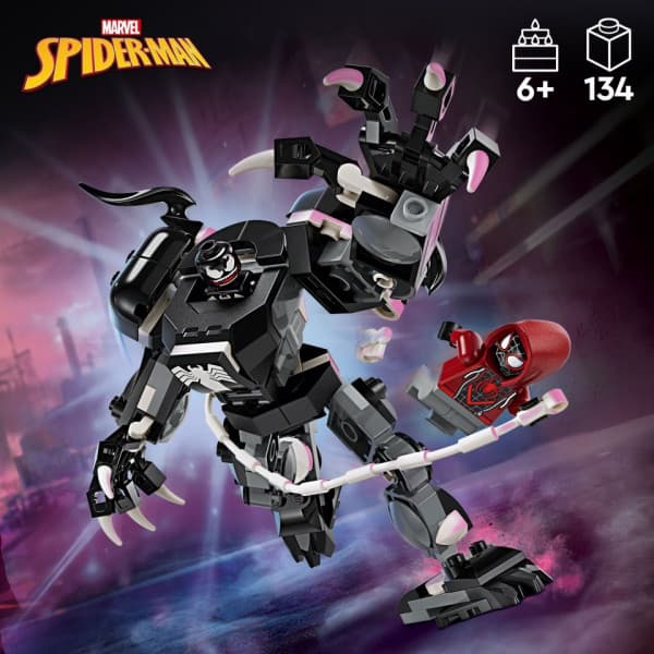 LEGO Super Heroes Marvel 76276 - Venom-robottiasu vastaan Miles Morales