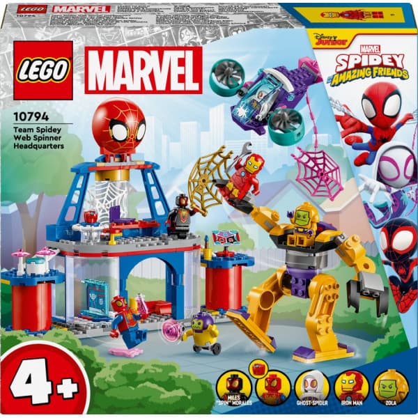 LEGO 4+ Team Spideys näthögkvarter 10794
