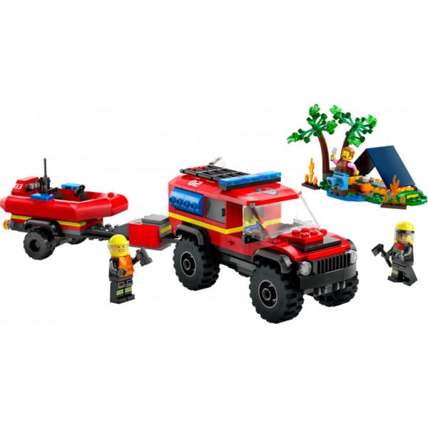 LEGO City Fire 60412 - Nelivetopaloauto ja pelastusvene