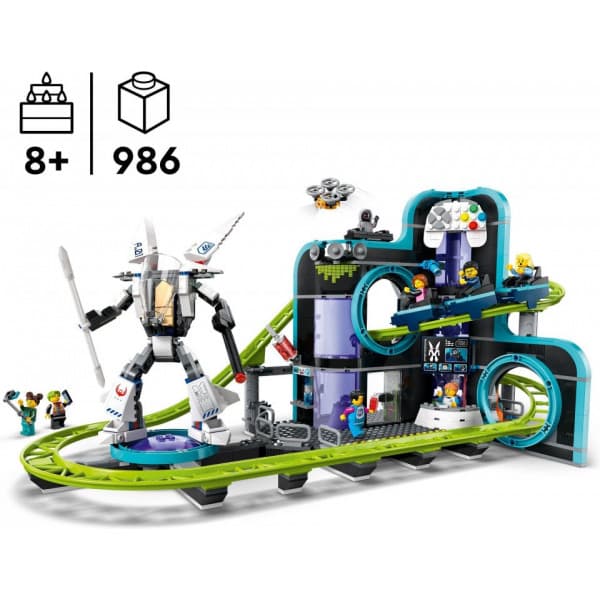 LEGO My City 60421 - Robottimaailman vuoristorata