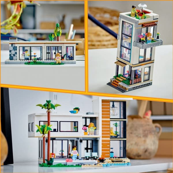 LEGO Creator 3in1 Modernt hus Lekset för barn 31153