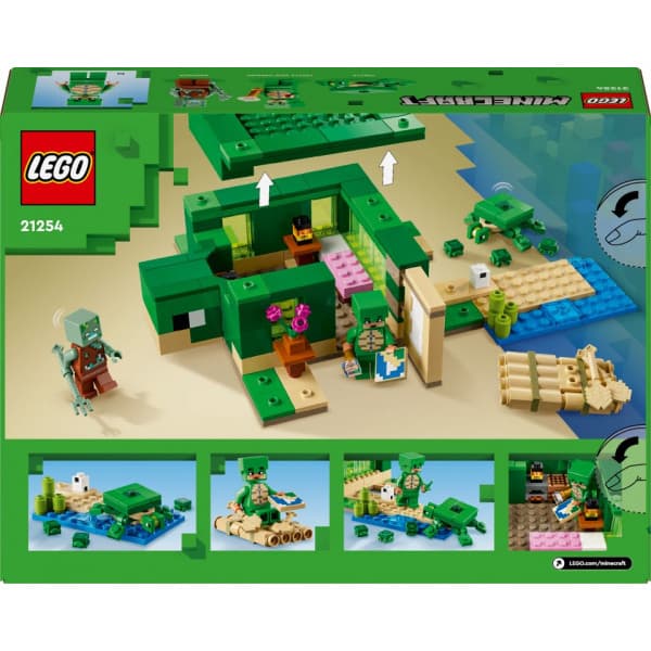 LEGO Minecraft 21254 - Kilpikonnarannan talo