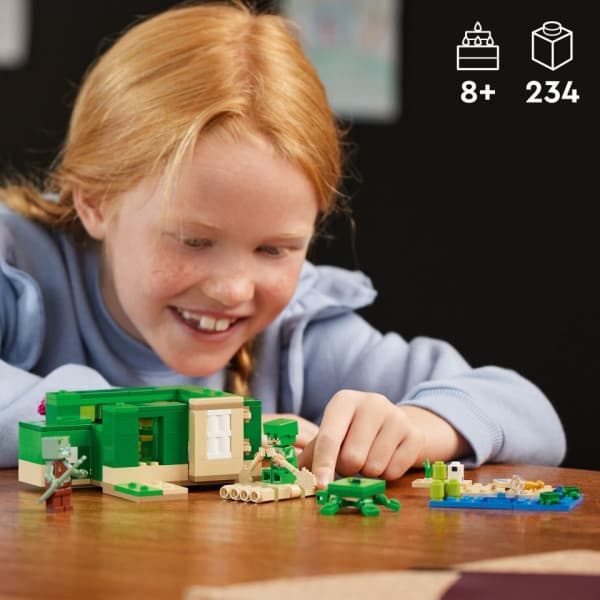 LEGO Minecraft 21254 - Kilpikonnarannan talo