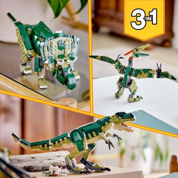 LEGO Creator 3in1 T. rex, Dinosaurieleksak för barn 31151