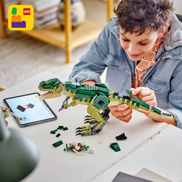 LEGO Creator 3in1 T. rex, Dinosaurieleksak för barn 31151