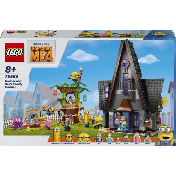 LEGO Despicable Me 4 Minionernas och Grus familjehem 75583