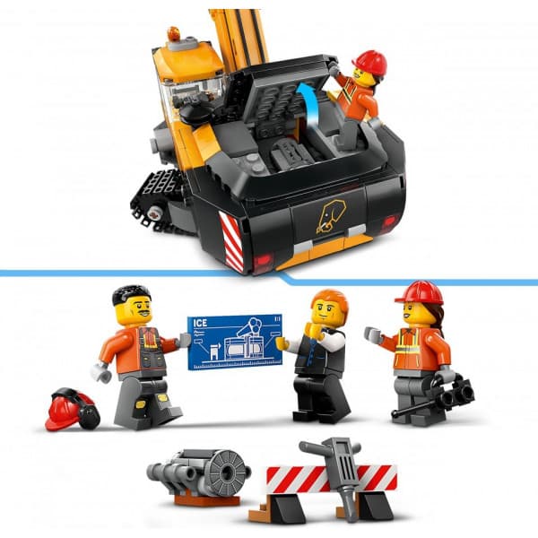 LEGO City Big Vehicles 60420 - Keltainen rakennuskaivuri