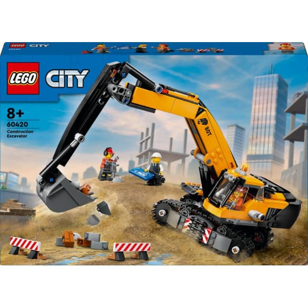LEGO City Big Vehicles 60420 - Keltainen rakennuskaivuri