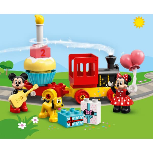 LEGO DUPLO ǀ Disney Musse och Mimmis födelsedagståg 10941 Byggleksak (22 delar)