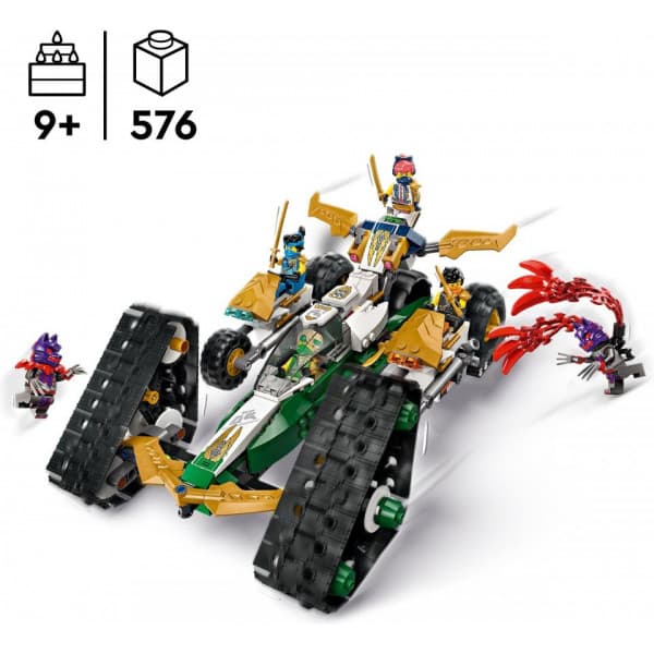 LEGO NINJAGO Ninjornas kombofordon 4-i-1-leksak 71820