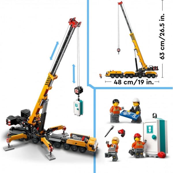 LEGO City Gul mobil byggkran Lekset 60409