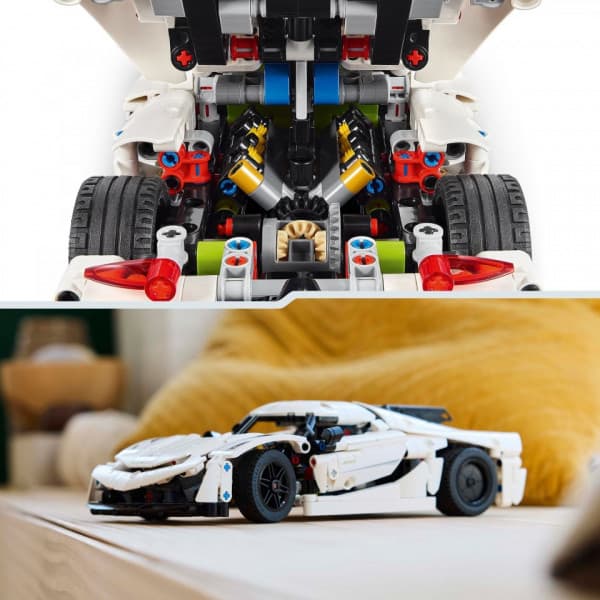 LEGO Technic Koenigsegg Jesko Absolut vit hyperbil 42184