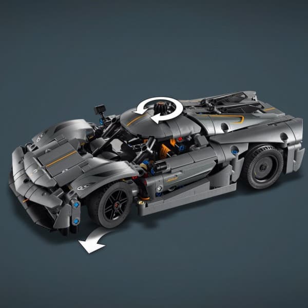 LEGO Technic Koenigsegg Jesko Absolut grå hyperbil 42173