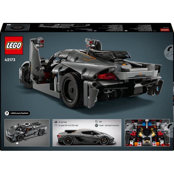 LEGO Technic Koenigsegg Jesko Absolut grå hyperbil 42173