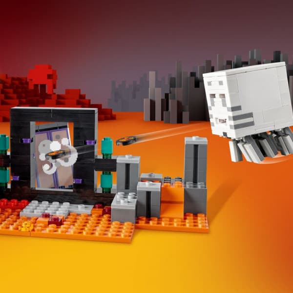 LEGO Minecraft Attack vid Nether-portalen 21255