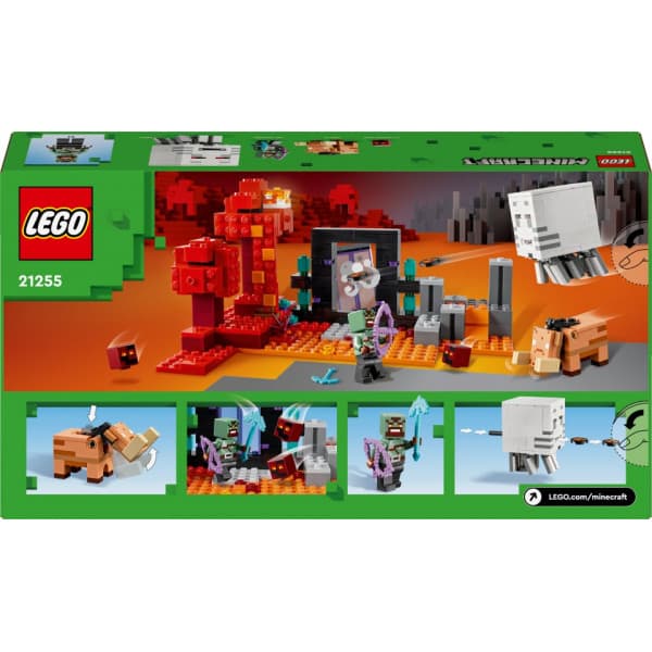 LEGO Minecraft Attack vid Nether-portalen 21255