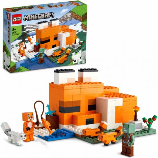 LEGO Minecraft Rävstugan 21178 Byggset (193 delar)