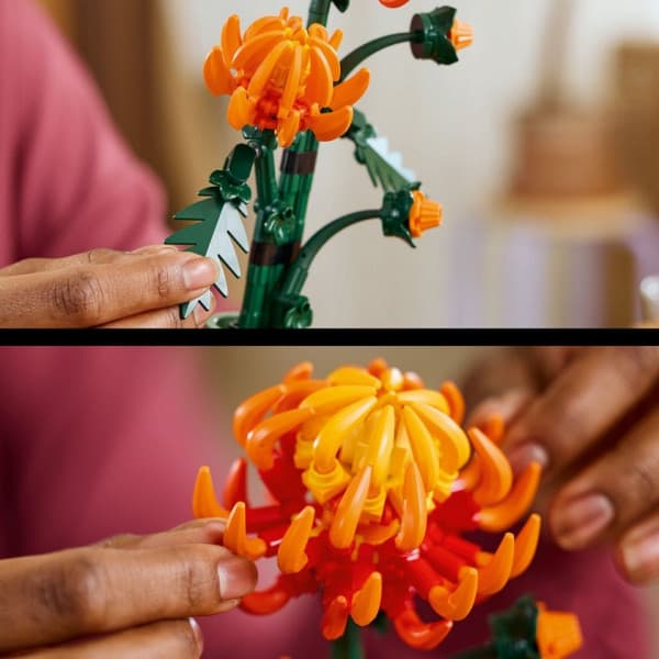 LEGO Icons Krysantemum Byggset med blomsterprydnad 10368