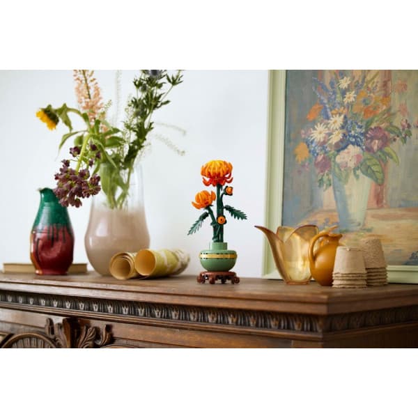 LEGO Icons Krysantemum Byggset med blomsterprydnad 10368