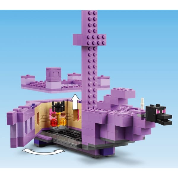 LEGO Minecraft Enderdraken och Endskeppet Leksak 21264