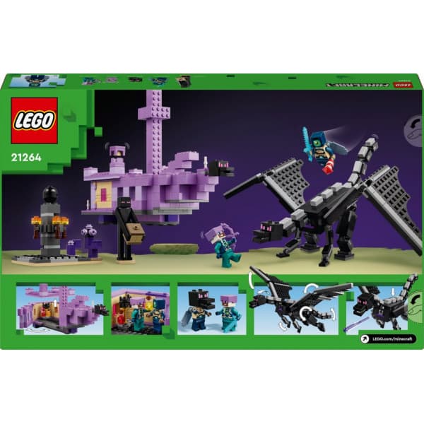 LEGO Minecraft Enderdraken och Endskeppet Leksak 21264