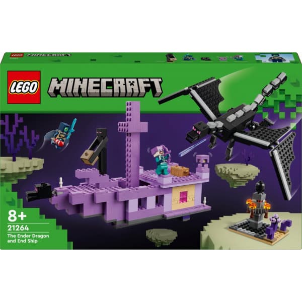 LEGO Minecraft Enderdraken och Endskeppet Leksak 21264