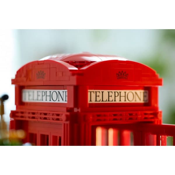 LEGO Ideas Röd telefonkiosk i London Set 21347