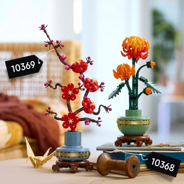 LEGO Icons Plommonblomma Blomsterprydnad att visa upp 10369