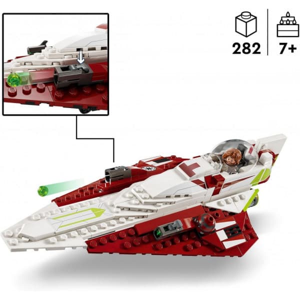 LEGO Star Wars™ Obi-Wan Kenobi’s Jedi Starfighter™ 75333 Byggset (282 delar)