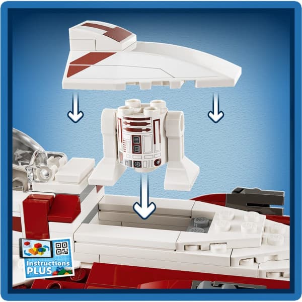 LEGO Star Wars™ Obi-Wan Kenobi’s Jedi Starfighter™ 75333 Byggset (282 delar)