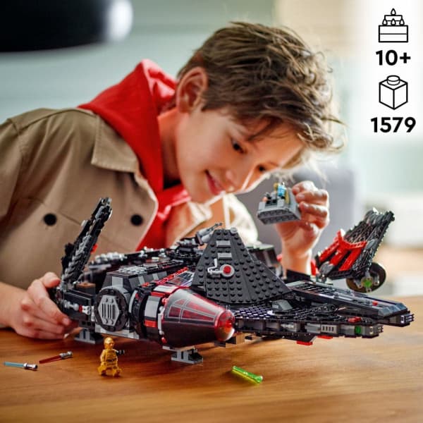 LEGO® Star Wars™ The Dark Falcon Bygbar legetøjsfartøj 75389