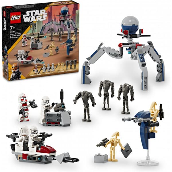LEGO Star Wars™ Clone Trooper™ & Battle Droid™ Battle Pack 75372