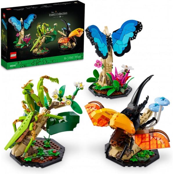 LEGO Ideas Insektssamlingen 21342 Byggset för vuxna (1 111 delar)