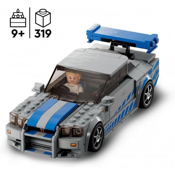 LEGO Speed Champions 76917 - 2 Fast 2 Furious Nissan Skyline GT-R R34